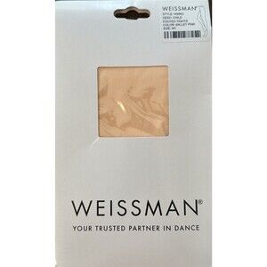 NIP Weissman Ballet Pink Footed Tights Girls Size Size SC Small Child